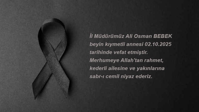 VEFAT VE BAŞSAĞLIĞI